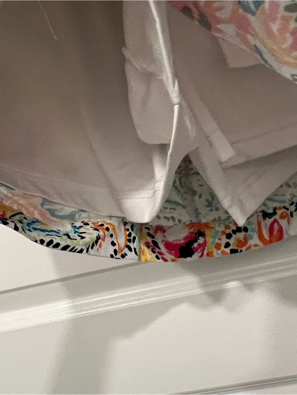 Christopher & Banks White Multicolor Floral Paisley Petite Skort - Picture 6 of 14